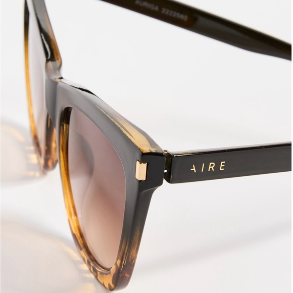 AIRE Black Syrup Tortoise 54mm Auriga Sunglasses